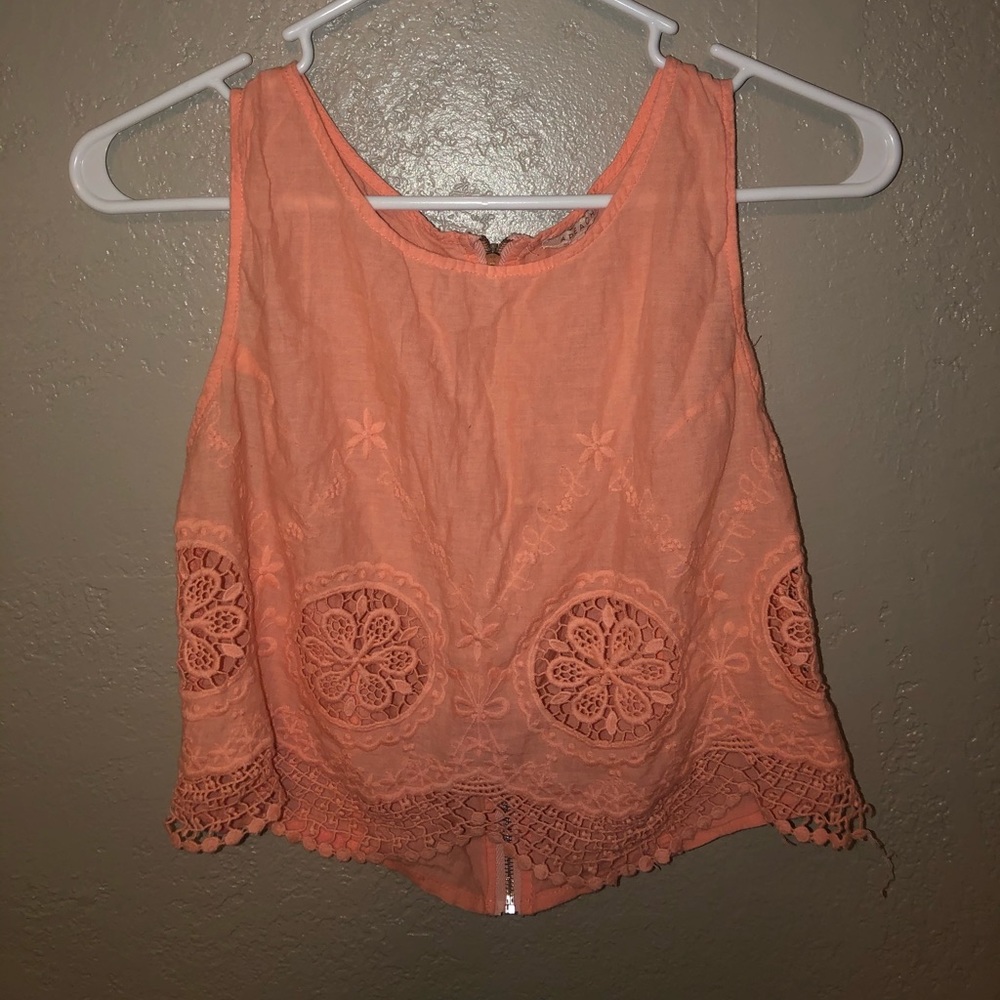Peachy crop top
